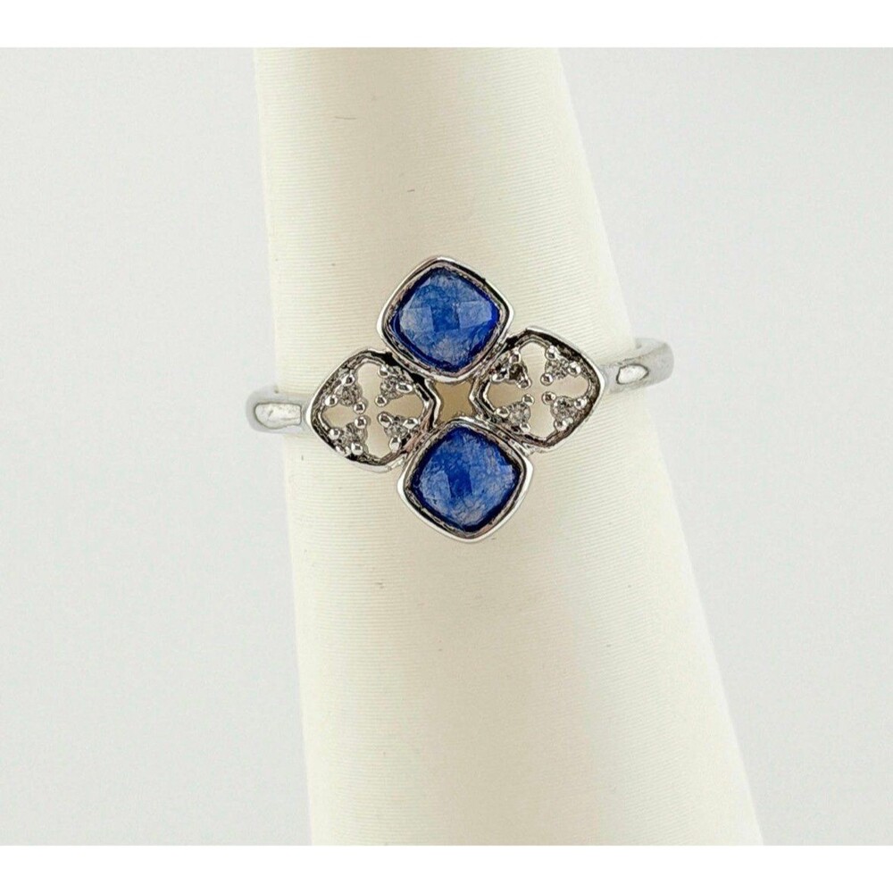 Silver Clover Ring